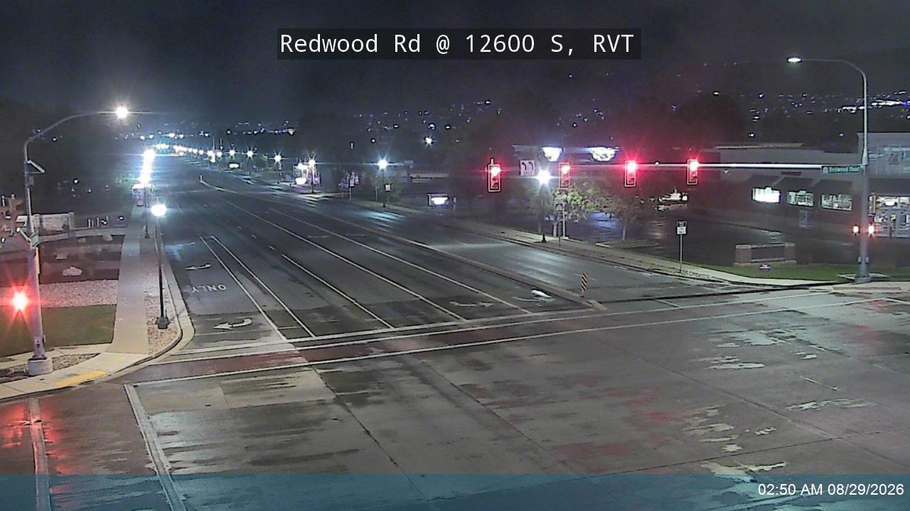 Redwood Rd / SR-68 @ 12600 S / SR-71, RVT live camera view