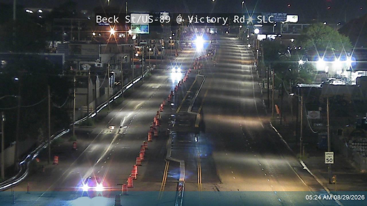 Beck St / US-89 @ Victory Rd / SR-186, SLC live camera view