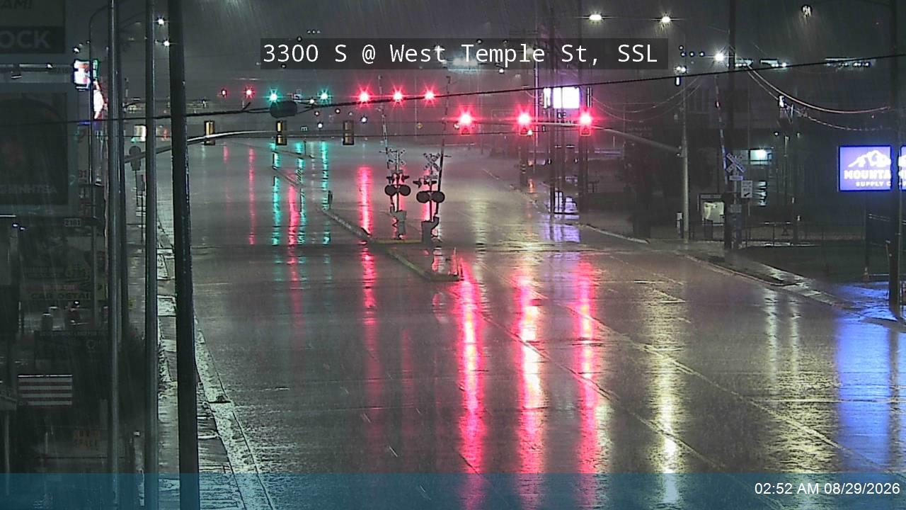 3300 S / SR-171 @ West Temple St, SSL live camera view