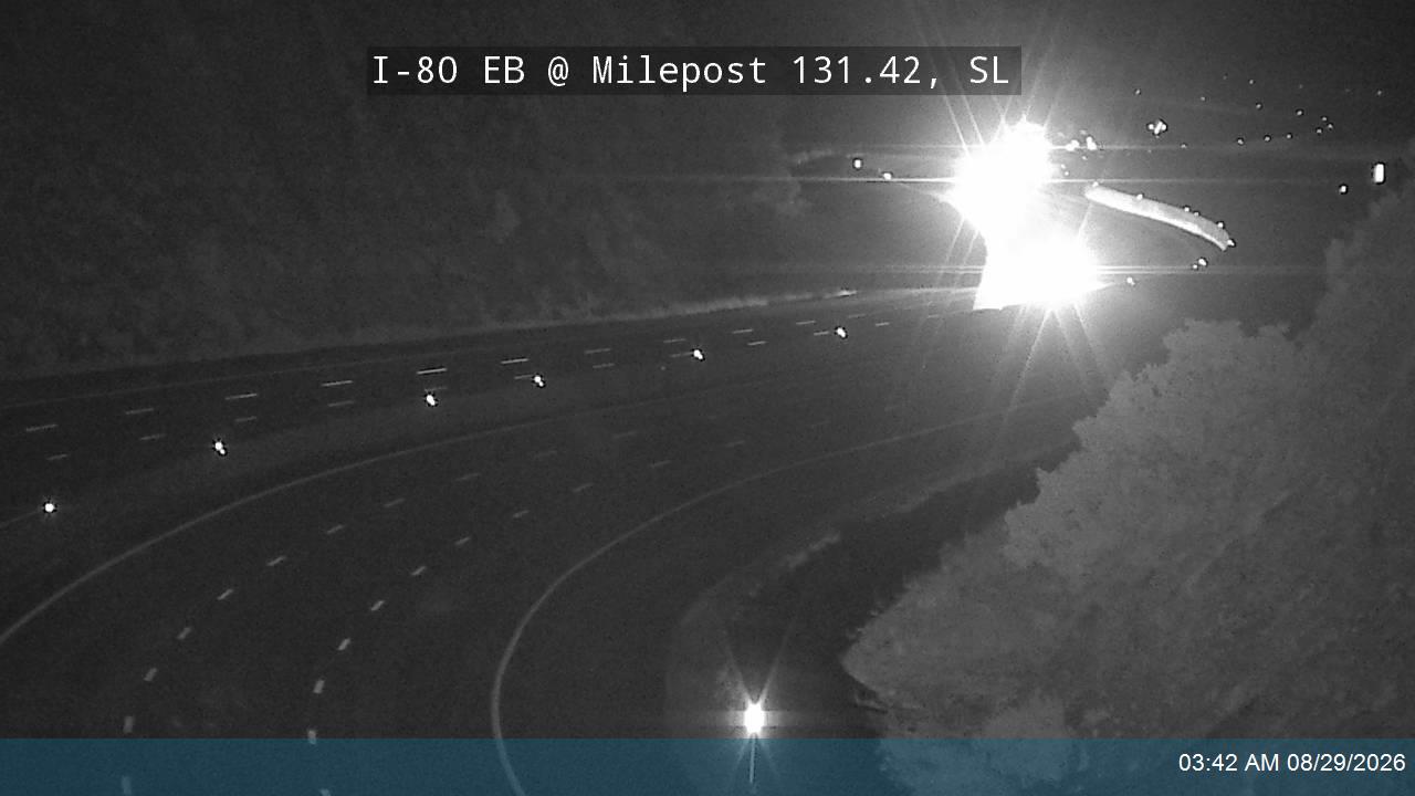 I-80 / Parleys Canyon EB @ Milepost 131.42, SL live camera view