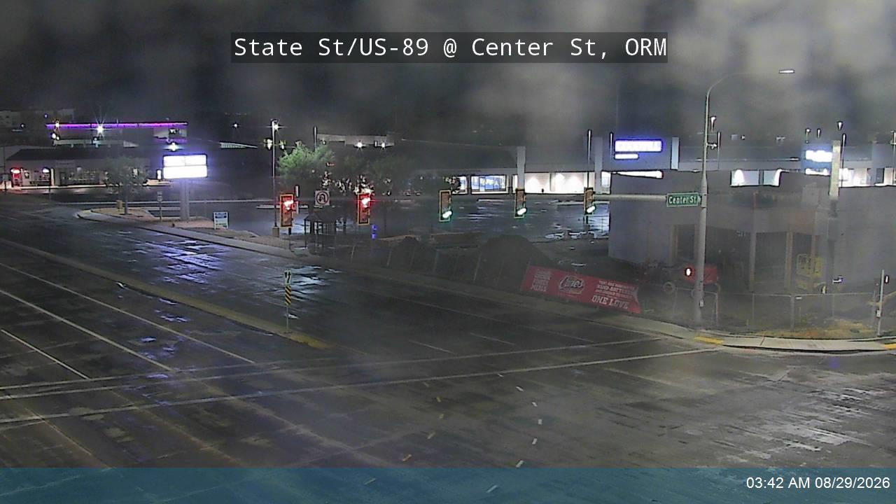 State St / US-89 @ Center St, ORM live camera view
