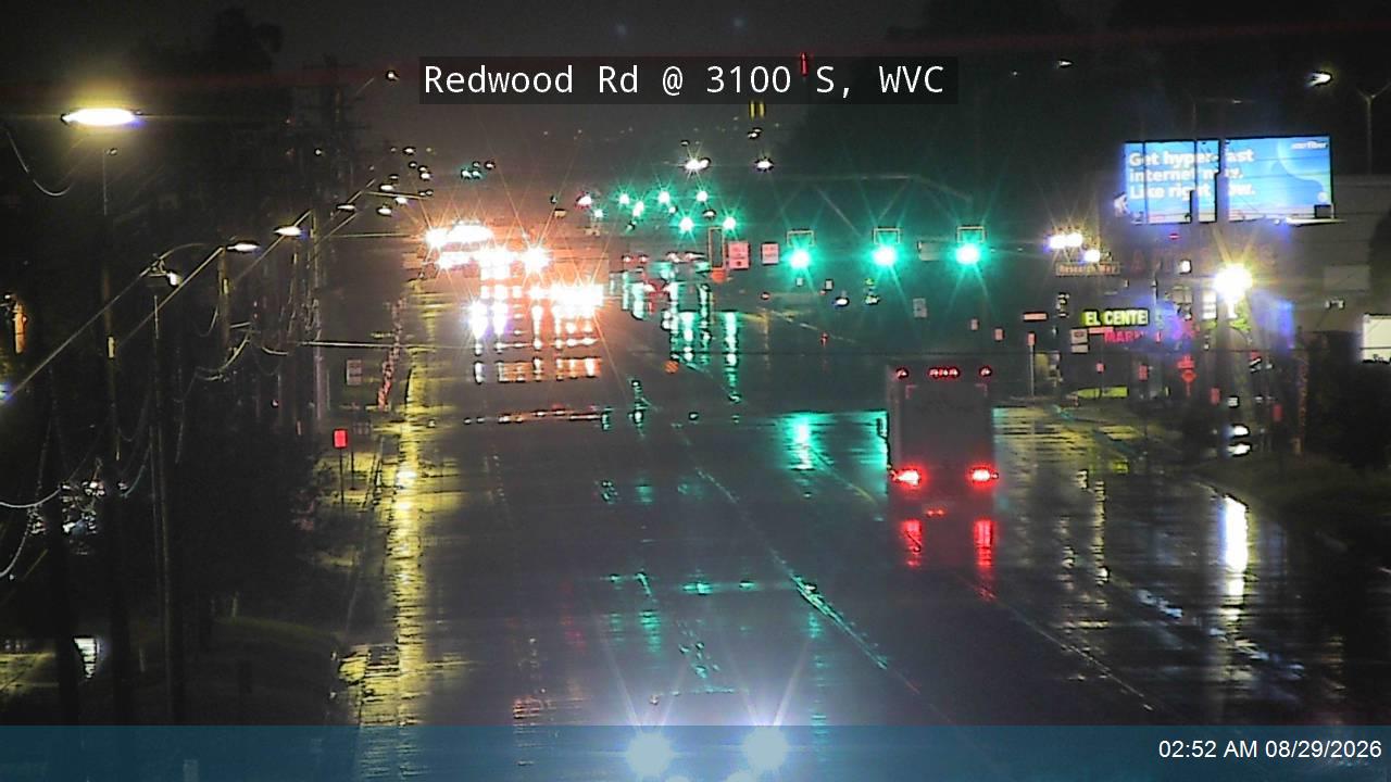 Redwood Rd / SR-68 @ 3100 S, WVC live camera view