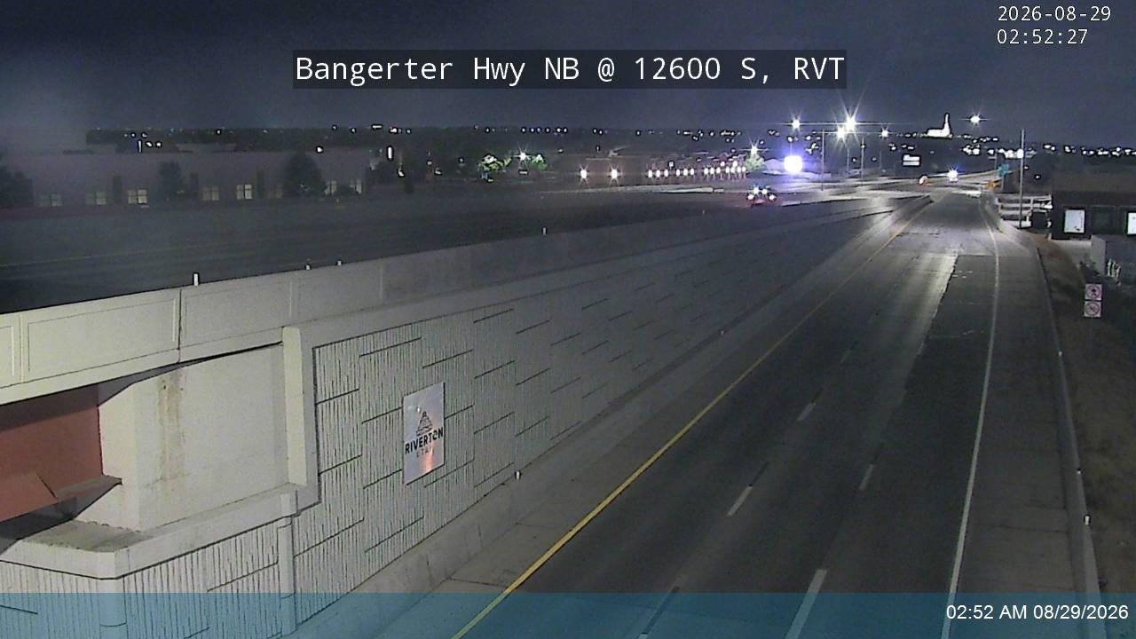 Bangerter Hwy / SR-154 NB @ 12600 S / SR-71, RVT live camera view