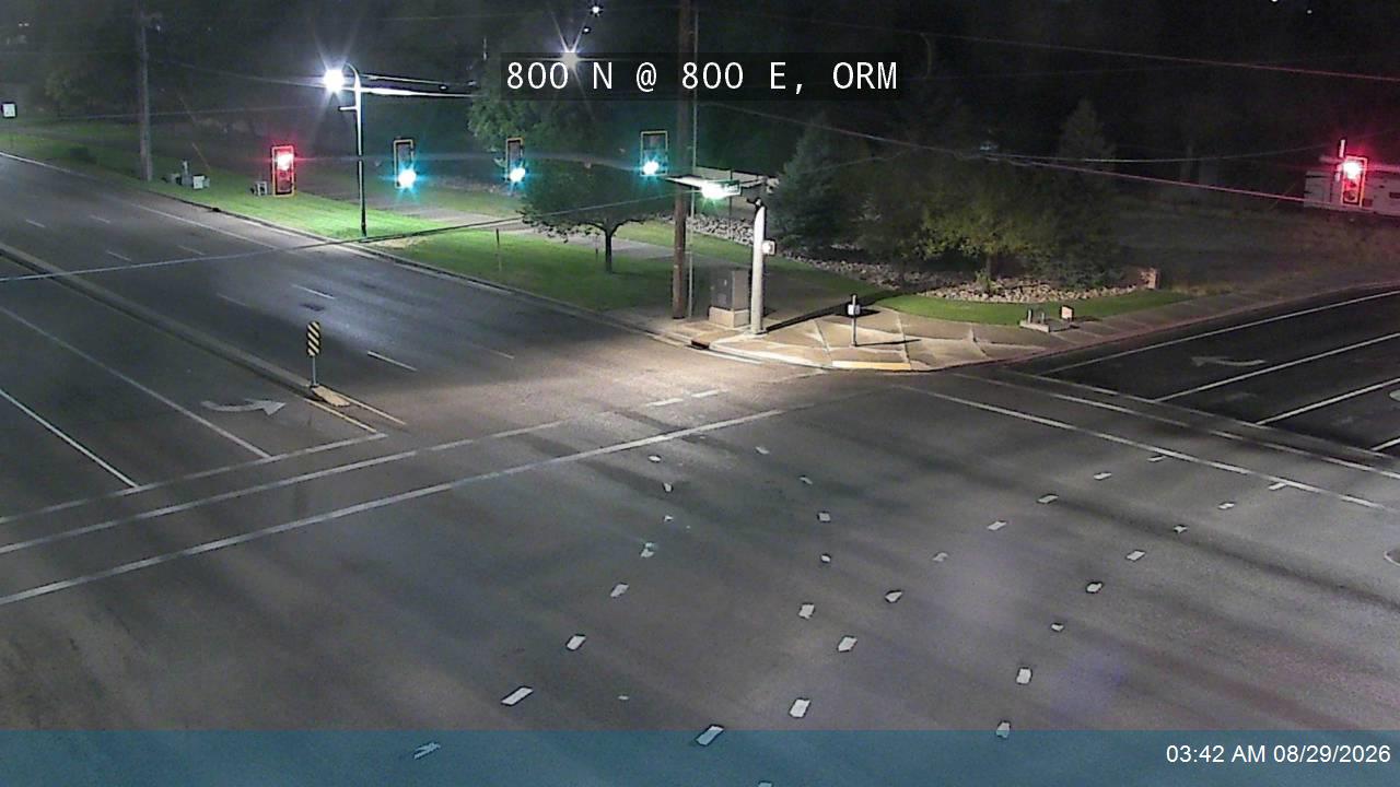 800 N / SR-52 @ 800 E, ORM live camera view