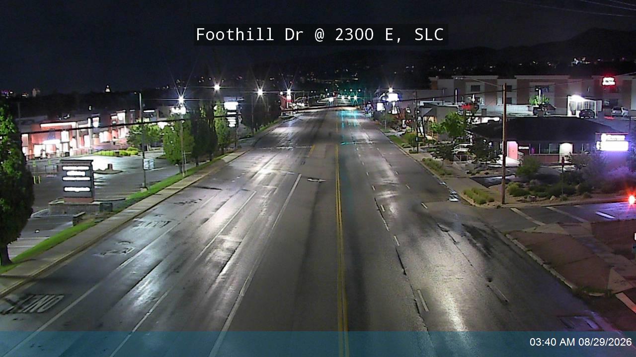 Foothill Dr / SR-186 @ 2300 E, SLC live camera view