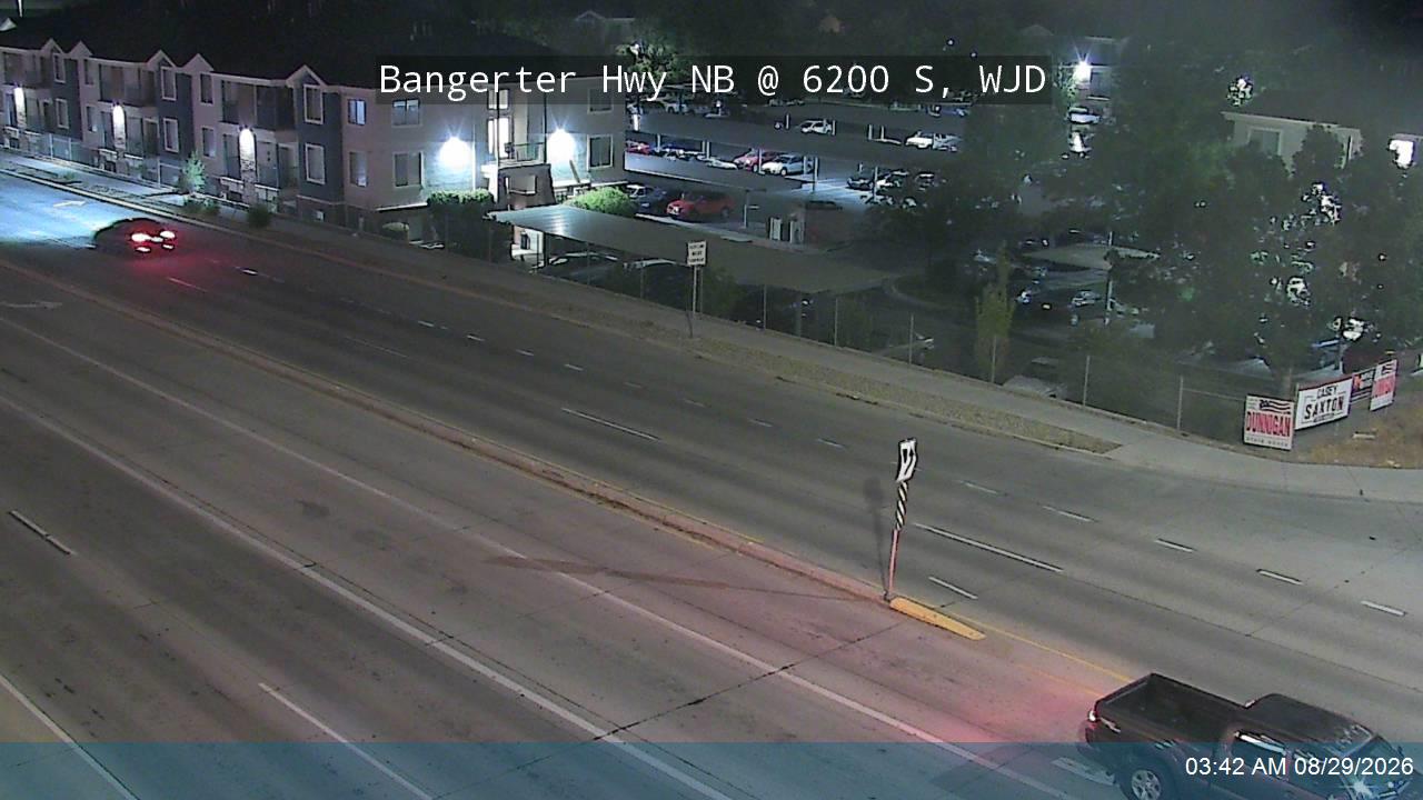 Bangerter Hwy / SR-154 NB @ 6200 S, WJD live camera view
