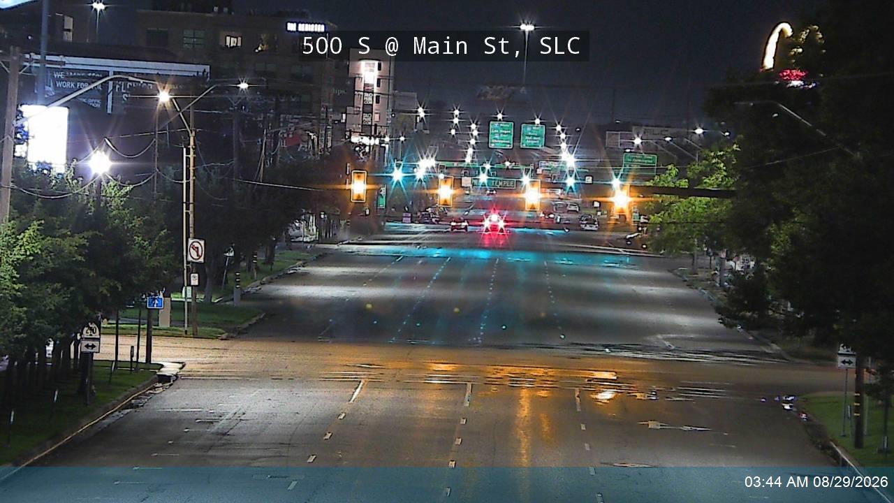 500 S / Cesar E Chavez Blvd / SR-269 @ Main St, SLC live camera view