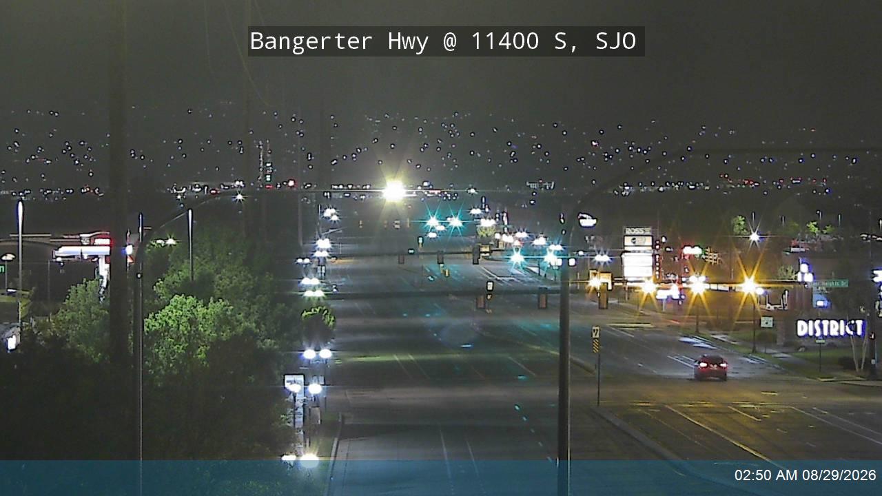 Bangerter Hwy / SR-154 @ 11400 S / SR-175, SJO live camera view