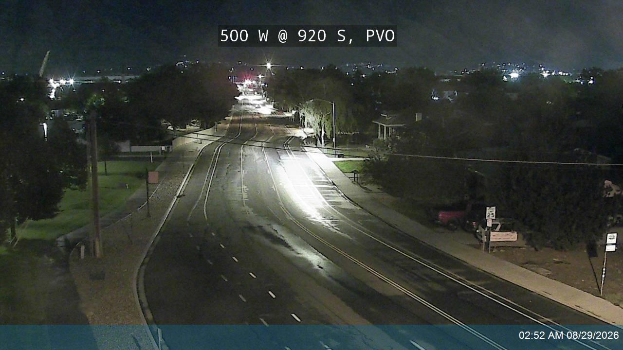 500 W @ 920 S, PVO live camera view