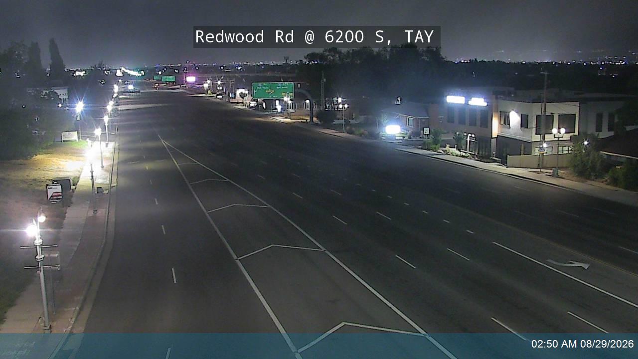 Redwood Rd / SR-68 @ 6200 S, TAY live camera view