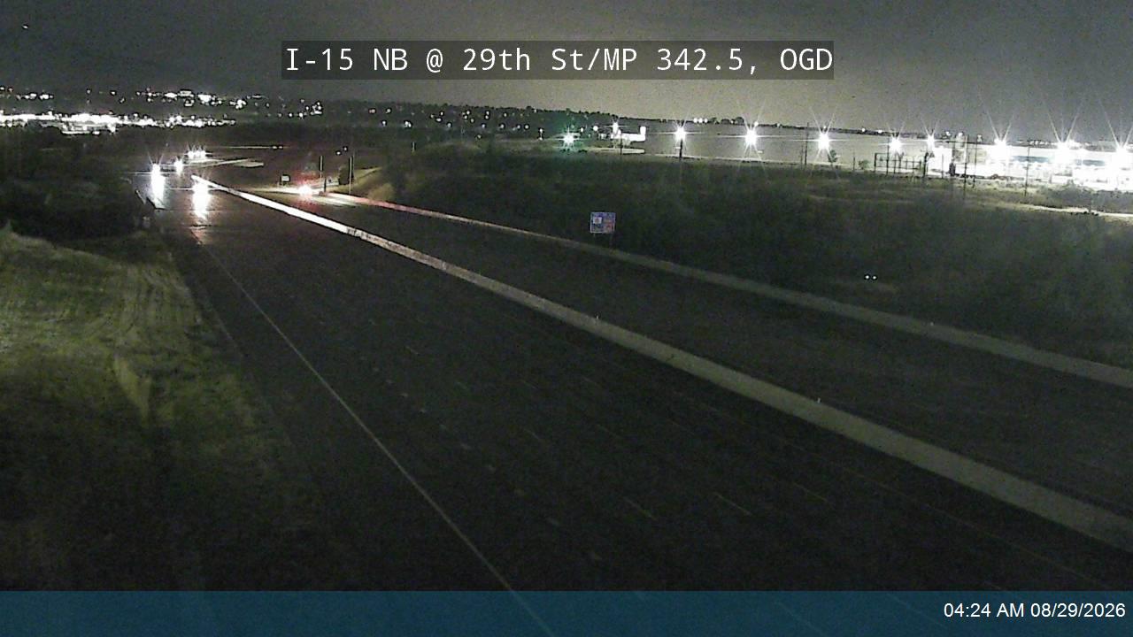 I-15 NB @ 29th St / MP 342.5, OGD live camera view