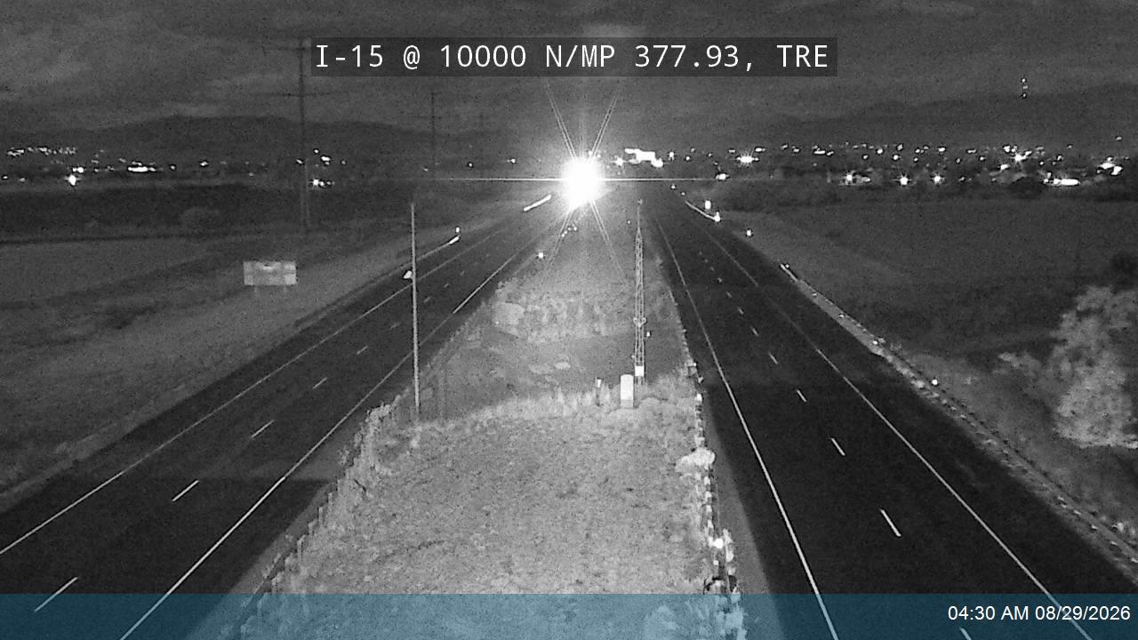I-15 @ 10000 N / MP 377.93, TRE live camera view
