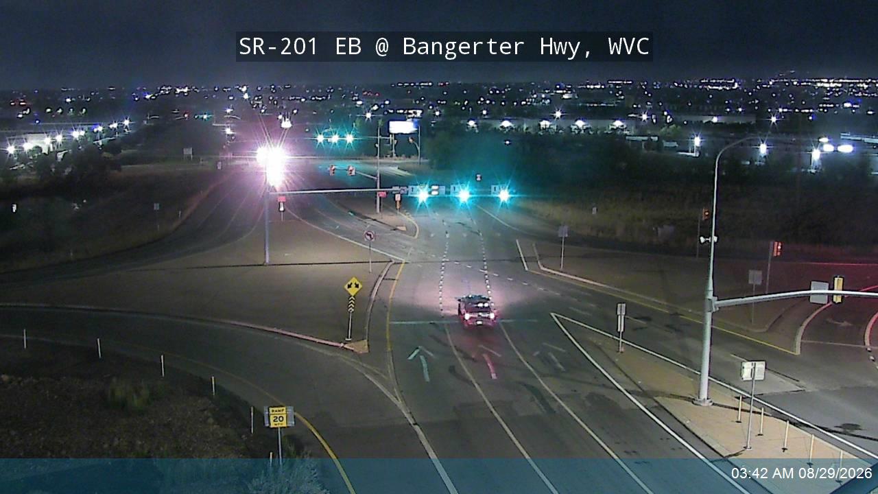 SR-201 EB @ Bangerter Hwy / SR-154 / MP 12.82, WVC live camera view