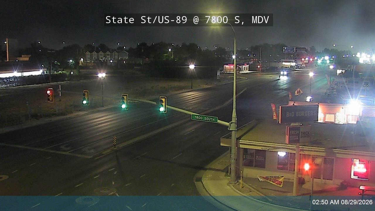 State St / US-89 @ 7800 S, MDV live camera view