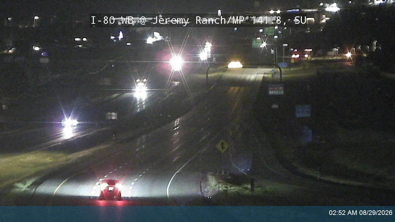 I-80 WB @ Jeremy Ranch / MP 141.8, SU live camera view