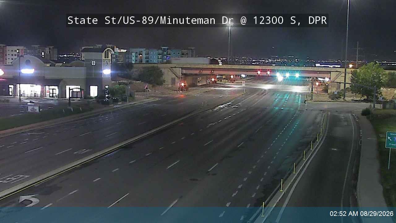 State St / US-89 / Minuteman Dr @ 12300 S / SR-71, DPR live camera view