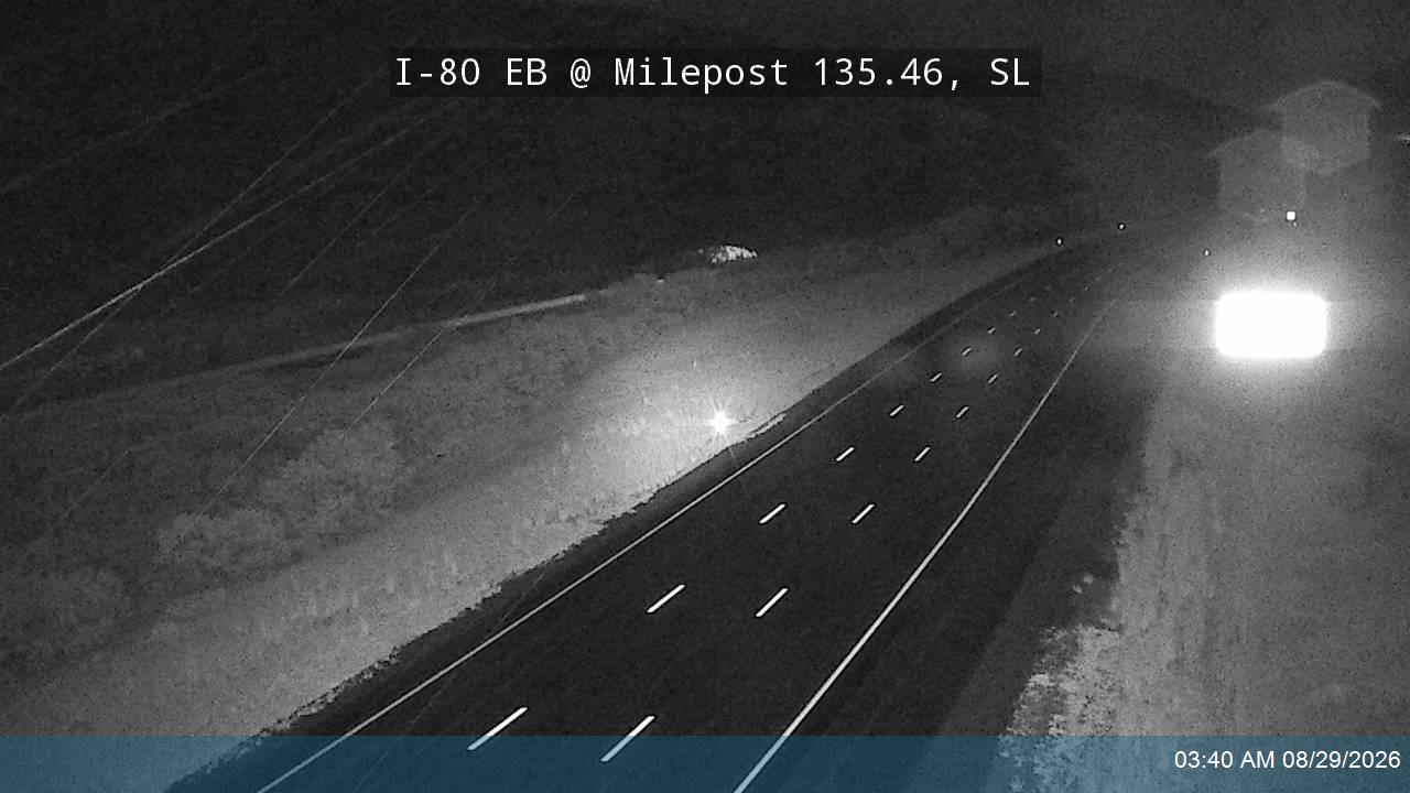 I-80 / Parleys Canyon EB @ Milepost 135.46, SL live camera view