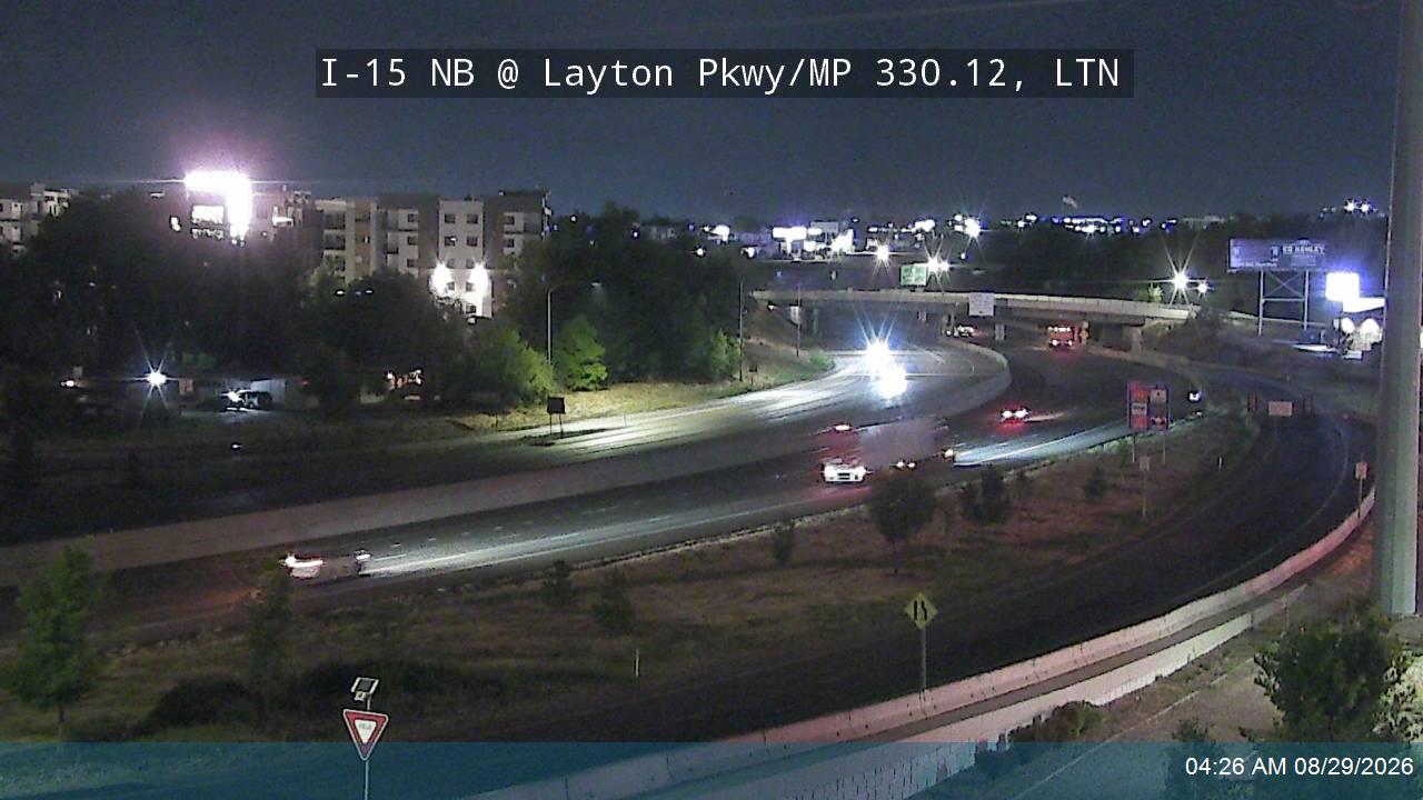 I-15 NB @ Layton Pkwy / SR-126 / MP 330.12, LTN live camera view