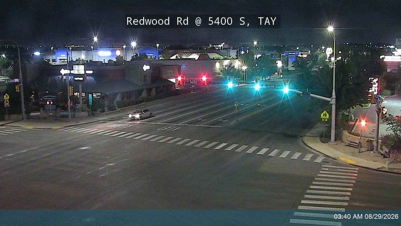 Redwood Rd / SR-68 @ 5400 S / SR-173, TAY live camera view