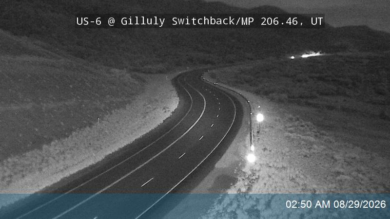 US-6 @ Gilluly Switchback / MP 206.46, UT live camera view
