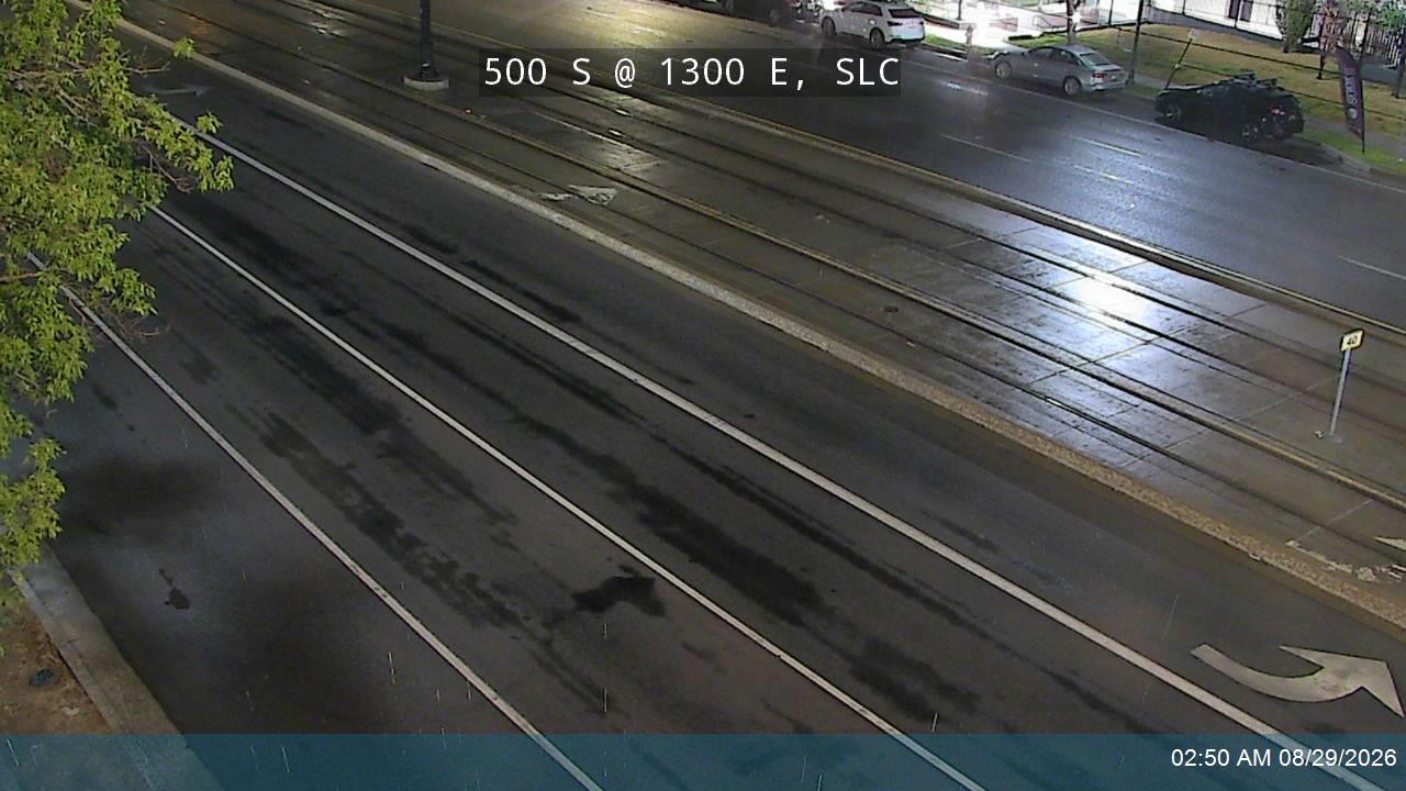 500 S / University Blvd / SR-186 @ 1300 E, SLC live camera view