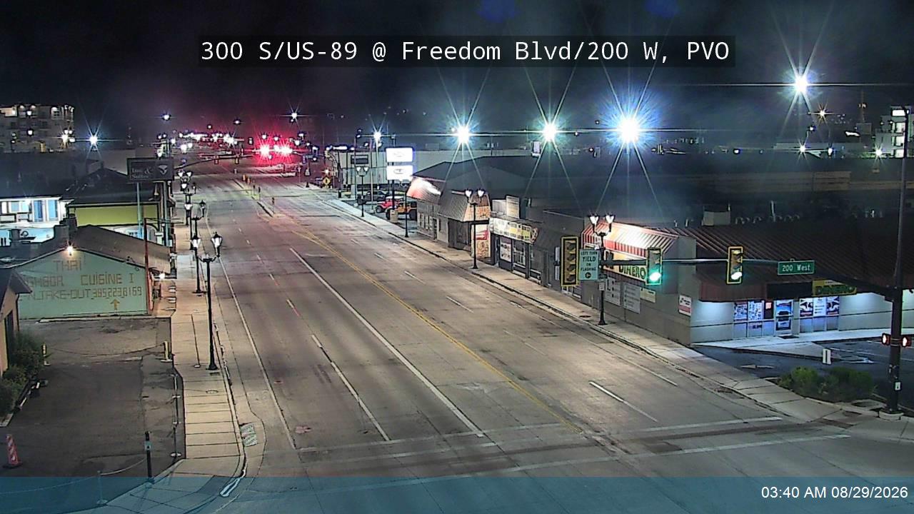 300 S / US-89 @ Freedom Blvd / 200 W, PVO live camera view