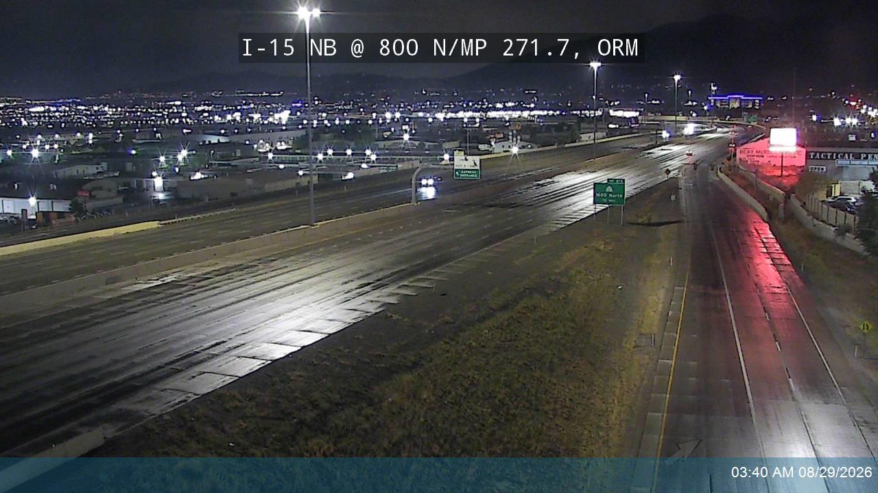 I-15 NB @ 800 N / SR-52 / MP 271.7, ORM live camera view
