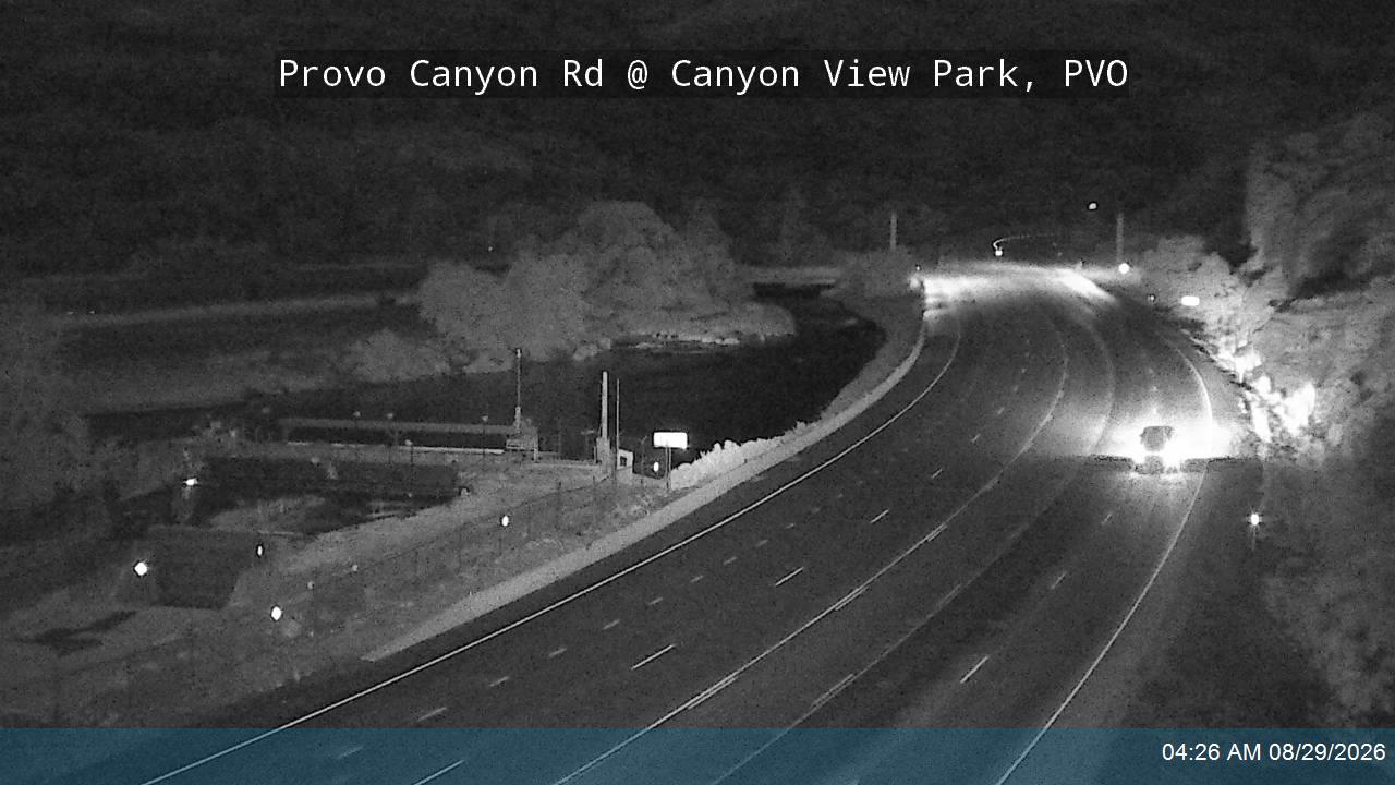 Provo Canyon Rd / US-189 @ Canyon View Park / MP 8.46, PVO live camera view