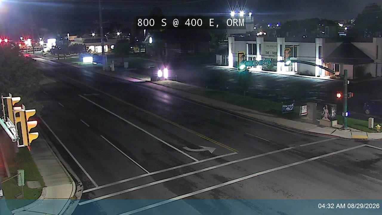 800 S @ 400 E, ORM live camera view