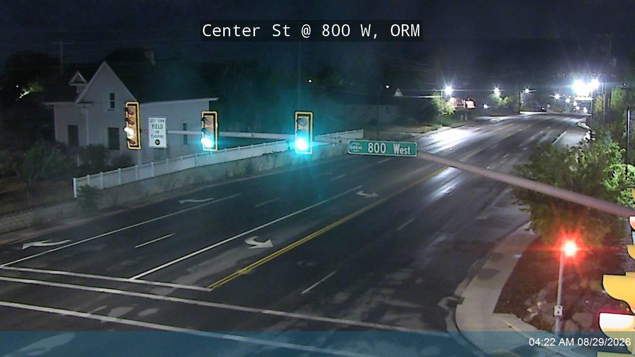 Center St @ 800 W, ORM live camera view