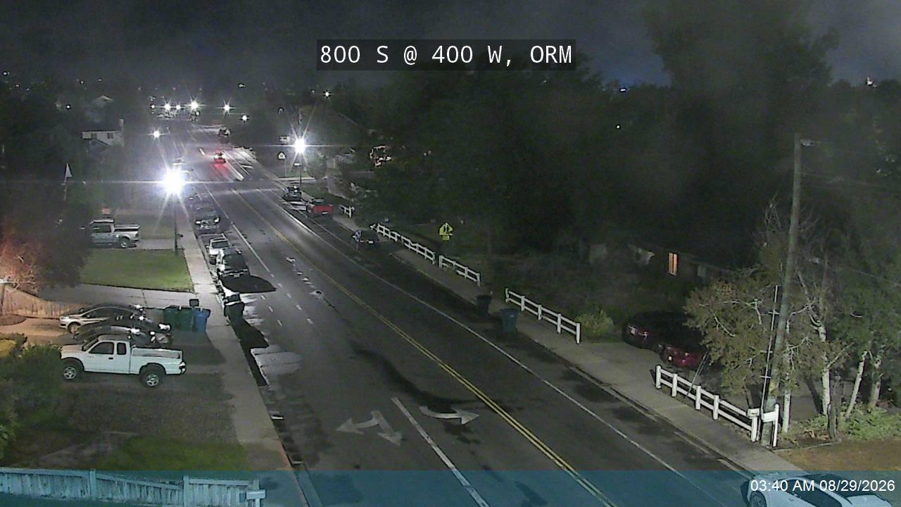 800 S @ 400 W, ORM live camera view