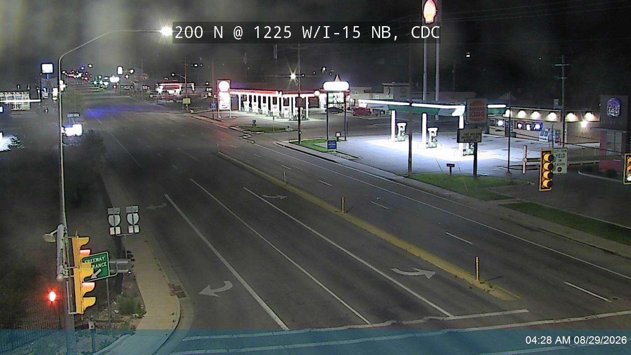 200 N / Freedom Blvd / SR-56 @ 1225 W / I-15 NB Ramps, CDC live camera view