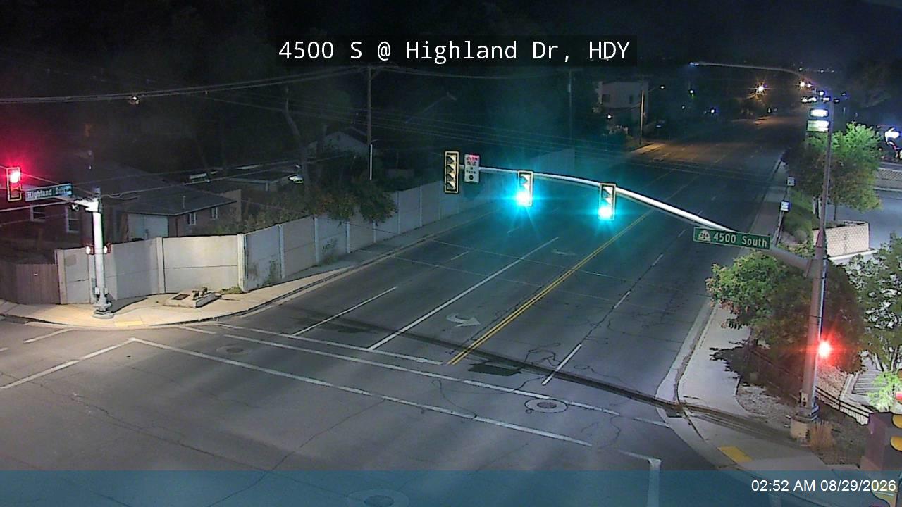 4500 S / SR-266 @ Highland Dr, HDY live camera view