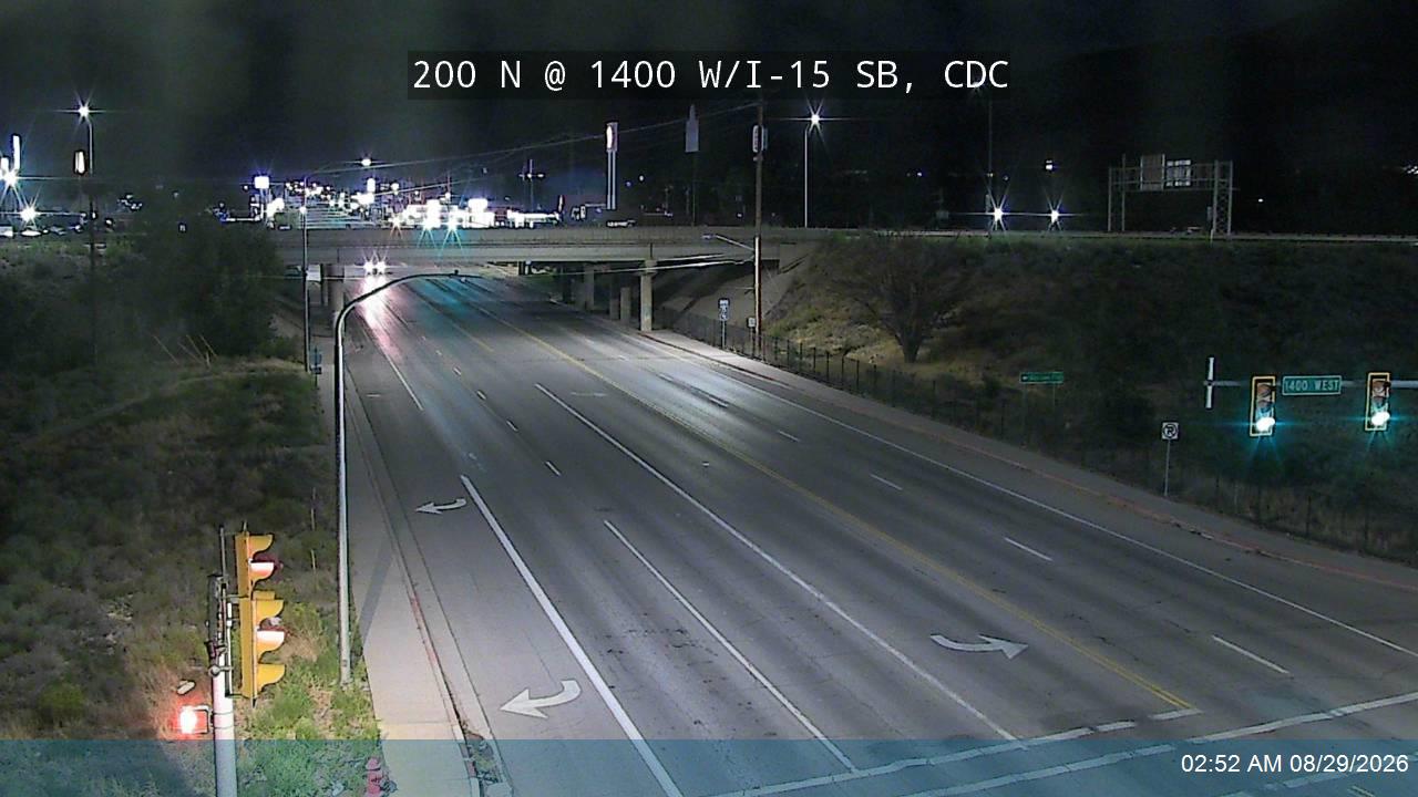200 N / Freedom Blvd / SR-56 @ 1400 W / I-15 SB Ramps, CDC live camera view