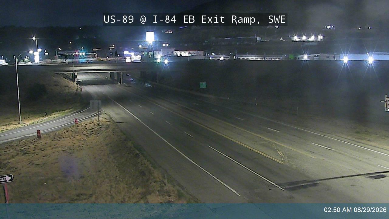 US-89 @ I-84 EB Exit Ramp, SWE live camera view