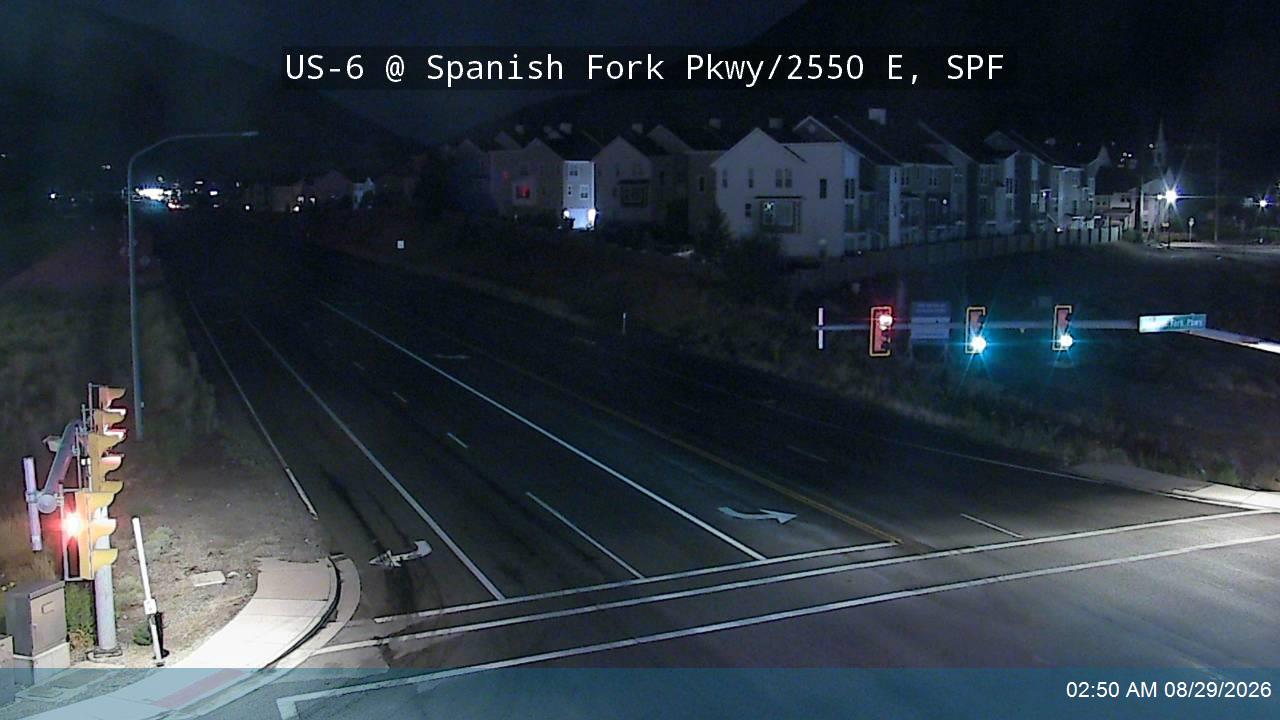 US-6 @ Spanish Fork Pkwy / 2550 E, SPF live camera view