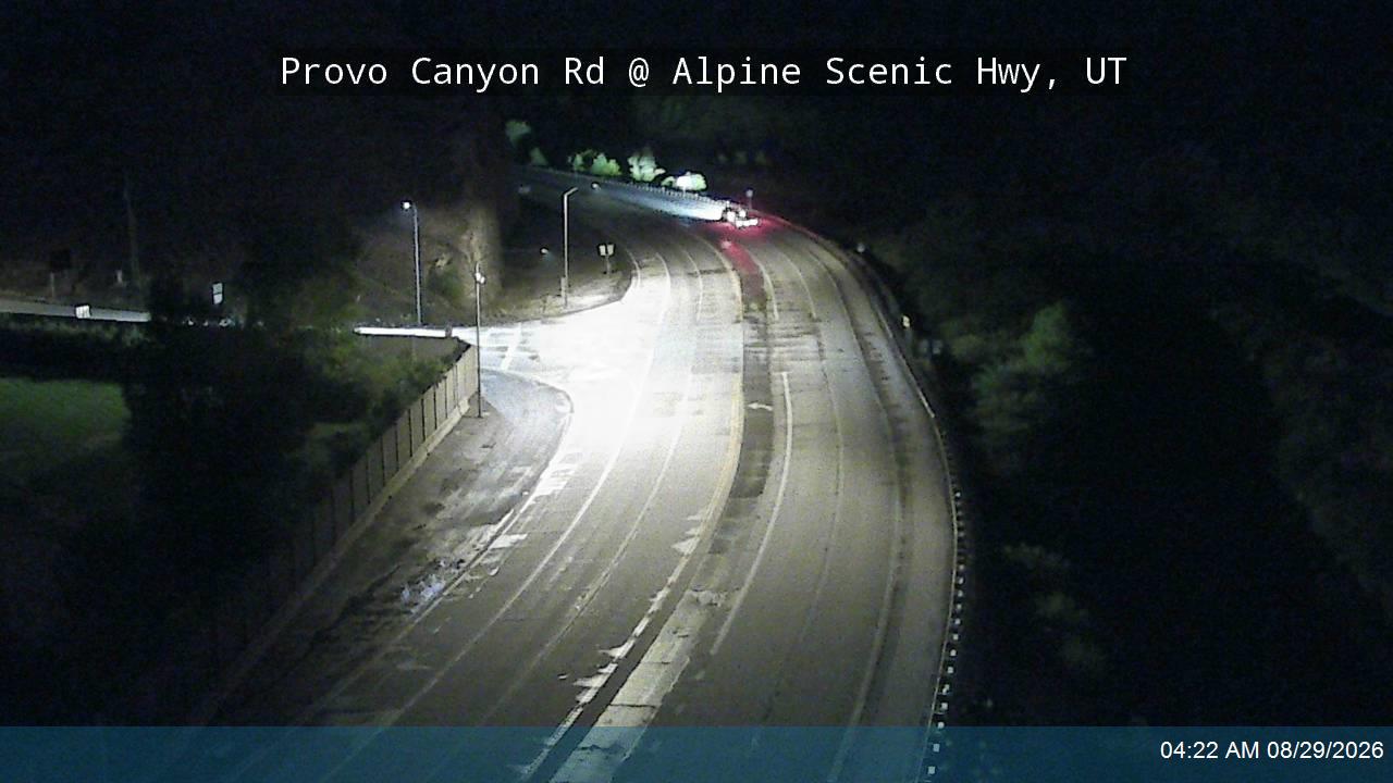 Provo Canyon Rd / US-189 @ Alpine Scenic Hwy / SR-92 / MP 14.26, UT live camera view