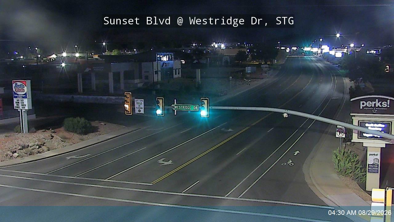Sunset Blvd / SR-8 @ Westridge Dr, STG live camera view