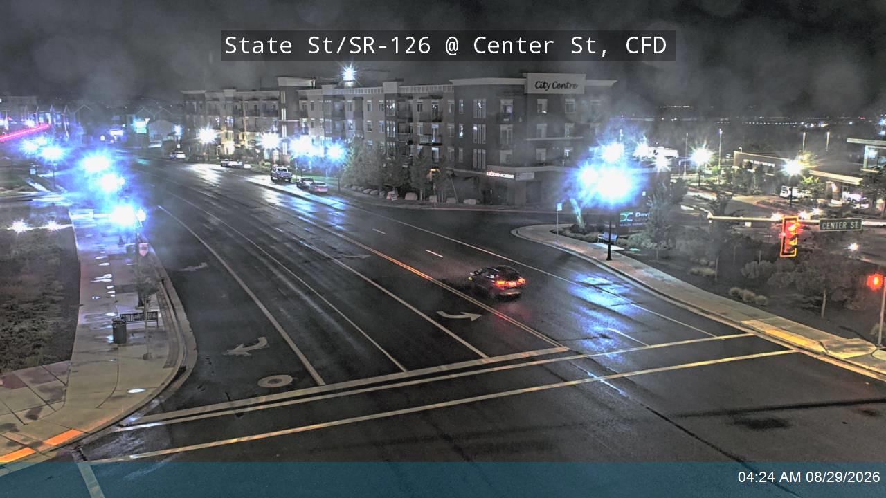 State St / SR-126 @ Center St, CFD live camera view