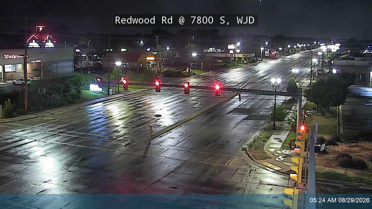Redwood Rd / SR-68 @ 7800 S / SR-48, WJD live camera view