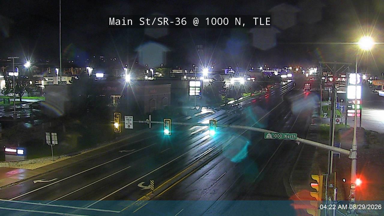 Main St / SR-36 @ 1000 N, TLE live camera view