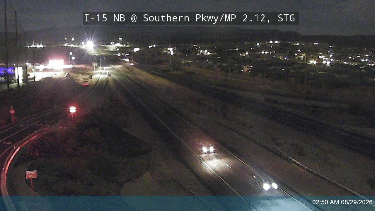 I-15 NB @ Southern Pkwy / SR-7 / MP 2.12, STG live camera view
