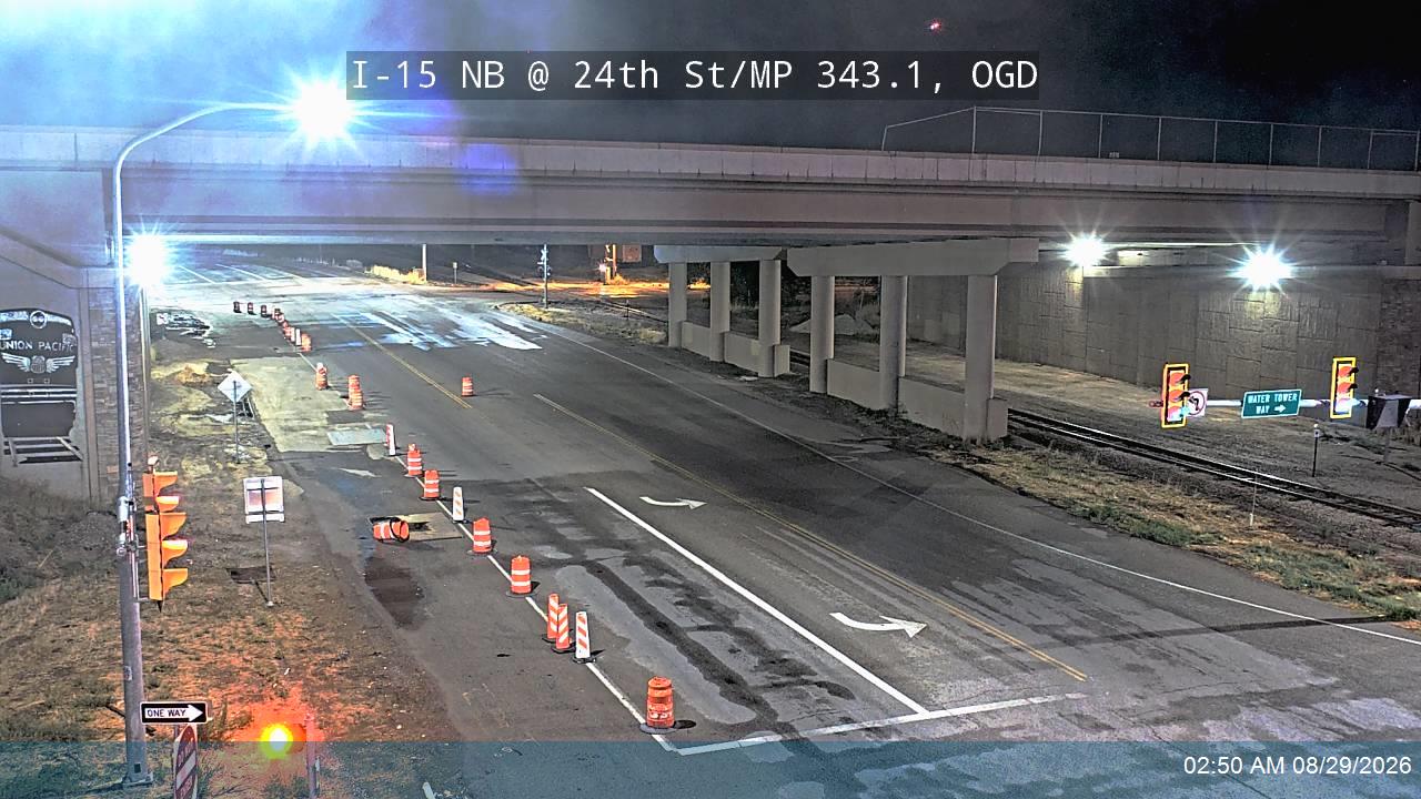 I-15 NB @ 24th St / SR-53 / MP 343.1, OGD live camera view