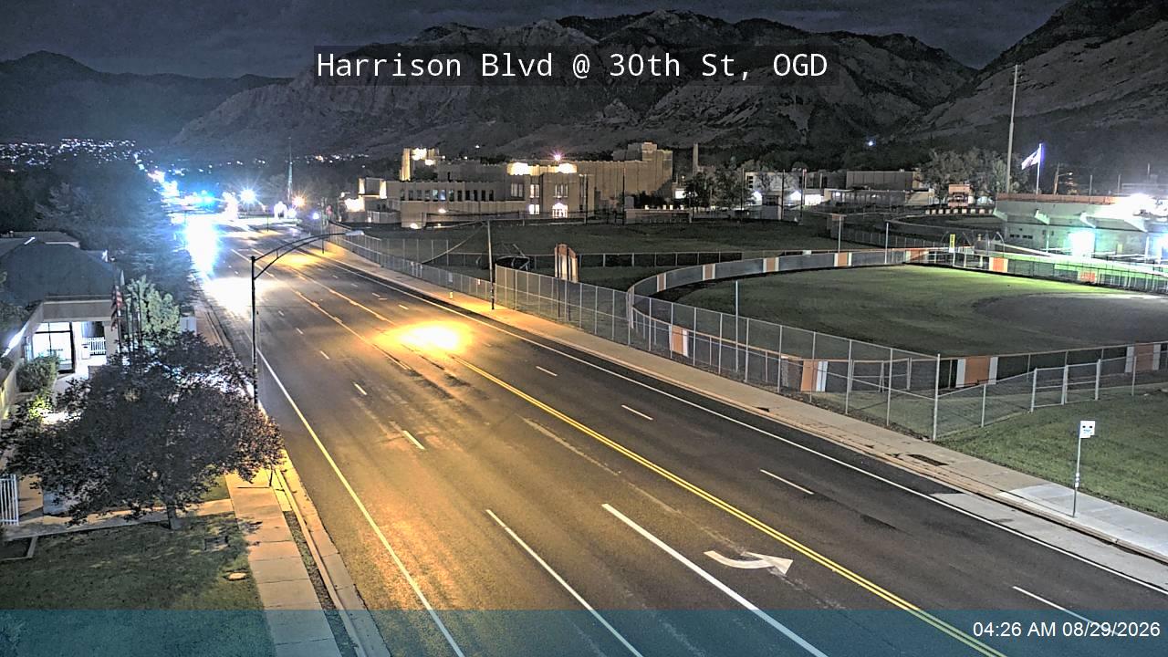 Harrison Blvd / 1200 E / SR-203 @ 30th St / SR-79, OGD live camera view