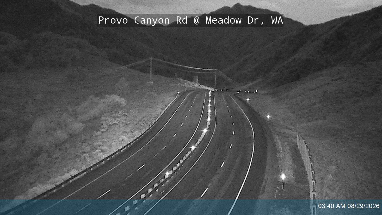 Provo Canyon Rd / US-189 @ Meadow Dr / MP 16.25, WA live camera view
