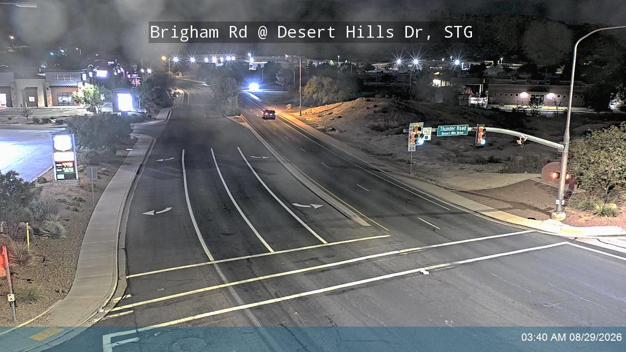 Brigham Rd @ Desert Hills Dr, STG live camera view