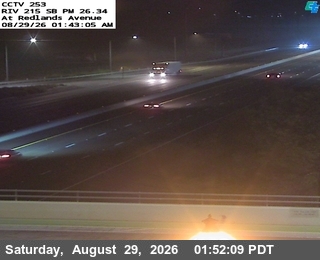 I-215 : (253) Redlands Avenue live camera view