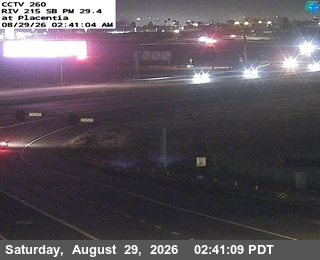 I-215 : (260) Placentia Avenue live camera view