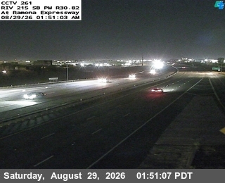 I-215 : (261) Ramona Expressway live camera view