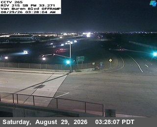 I-215 : (265) Van Buren Boulevard Offramp live camera view